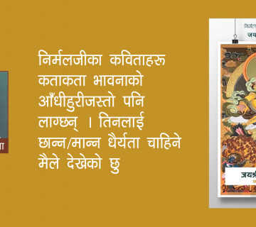 हिँड्दाहिँड्दै भेटिएको तस्वीर : भावभण्डारी जयश्रीकुबेरनाथ 